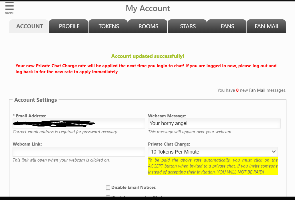 A parte que mostra a verificação e o custo das pvt calls